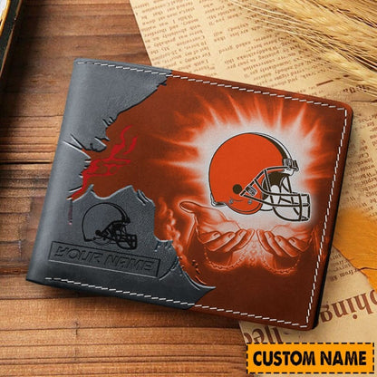 PREMIUM NFL X CLE WALLET FOR FAN NEW ARRIVAL 2025 NDT NHM