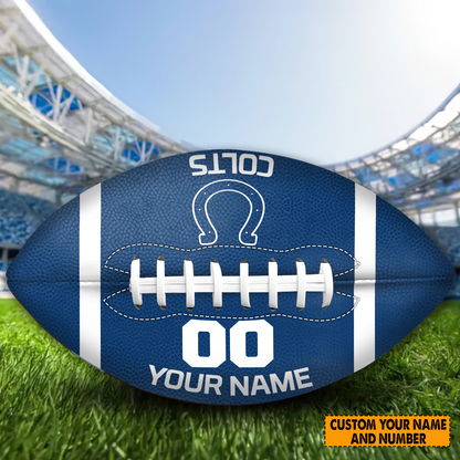 PREMIUM NFL X COL Personalized Rugby Ball For Fan - Limited Edition NDT TDT