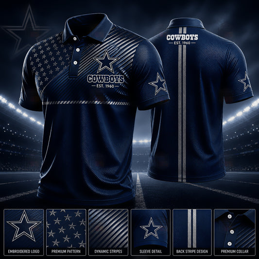 PREMIUM NFL X DAL GAMEDAY LUXURY POLO SHIRT 190626