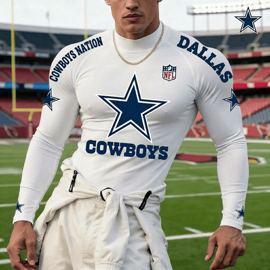 PREMIUM NFL X DAL High Neck Long Sleeved Sports NDT LVH 280526