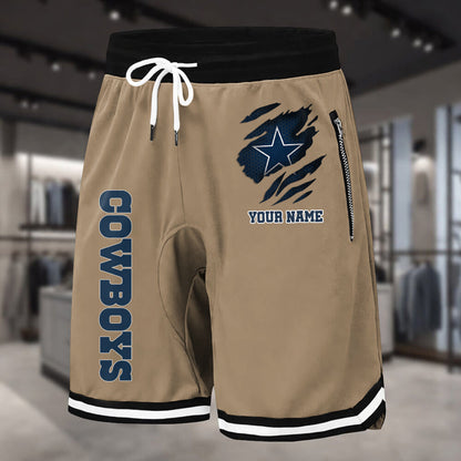 PREMIUM NFL X DAL Summer Fitness Breathable Basketball Shorts v2 NDT LVH 230426