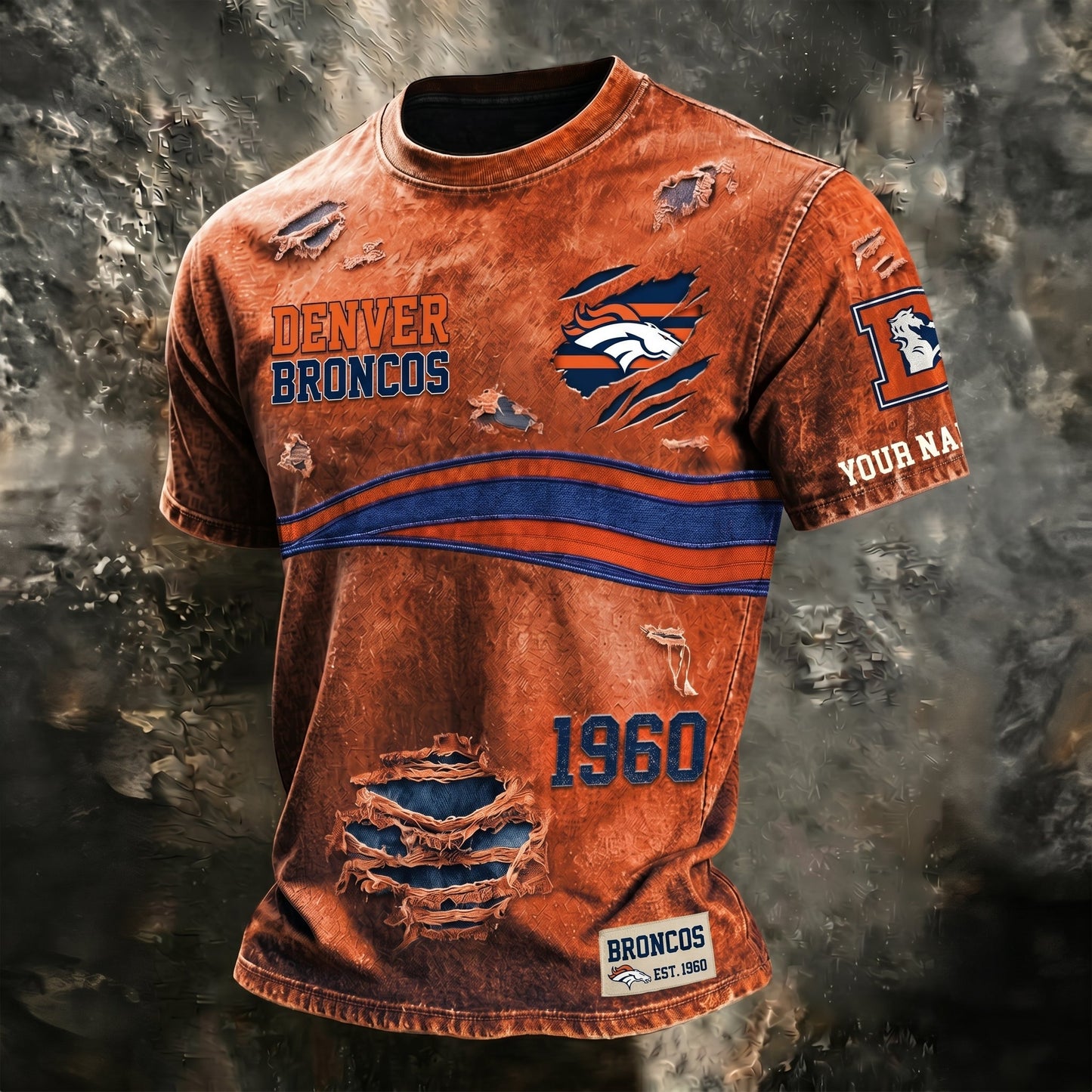 PREMIUM NFL X DB Streetwear & Edgy CUSTOME NAME SHIRT 120626