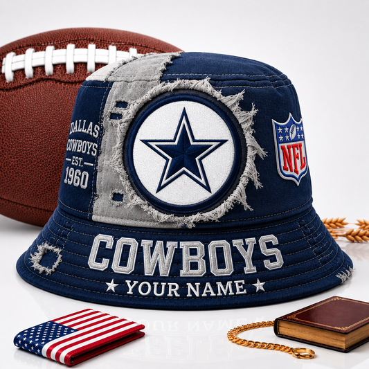PREMIUM NFL  X DC EXCLUSIVE Torn Fabric Legacy Bucket Hat For New Season 290626.