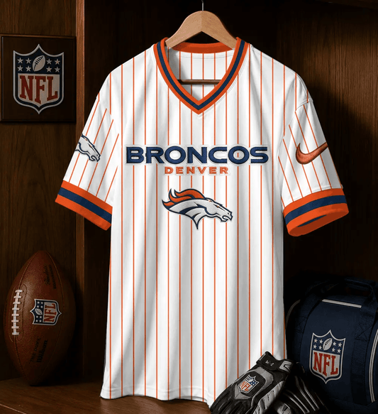 PREMIUM NFL X DEN CHARGER Casual Loose V neck Jersey NDT NHM 230526 1