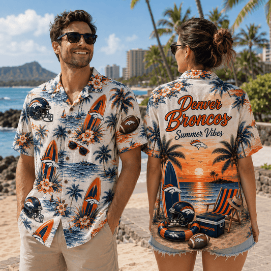 PREMIUM NFL X DEN Summer Vibes Premium Hawaiian Shirt Limited Edition NDT NHM 100626