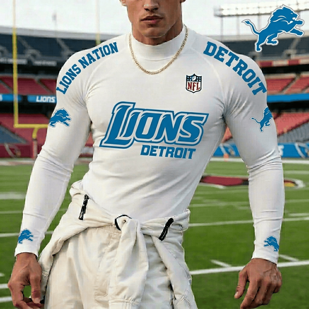PREMIUM NFL X DET High Neck Long Sleeved Sports NDT LVH 280526