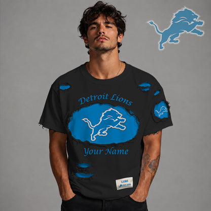 PREMIUM NFL X DET LUXURY CREW-Neck T-Shirt V3 FOR SUMMER HOLIDAY 180626