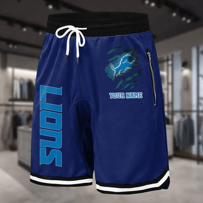 PREMIUM NFL X DET Summer Fitness Breathable Basketball Shorts v2 NDT LVH 230426