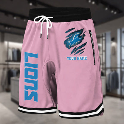 PREMIUM NFL X DET Summer Fitness Breathable Basketball Shorts v2 NDT LVH 230426