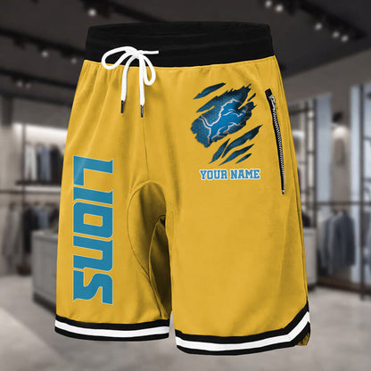 PREMIUM NFL X DET Summer Fitness Breathable Basketball Shorts v2 NDT LVH 230426