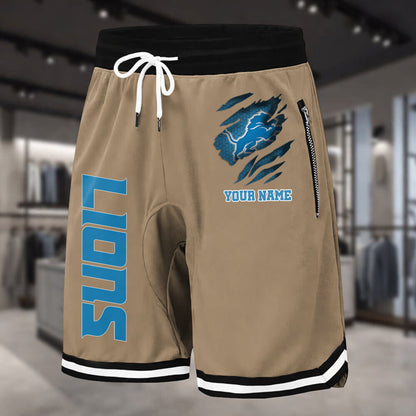 PREMIUM NFL X DET Summer Fitness Breathable Basketball Shorts v2 NDT LVH 230426