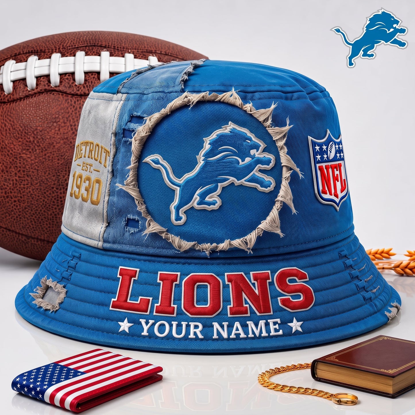 PREMIUM NFL  X DL EXCLUSIVE Torn Fabric Legacy Bucket Hat For New Season 290626.