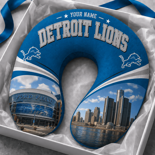PREMIUM NFL  X DL Special New Neck Pillow Custom  Name  100626
