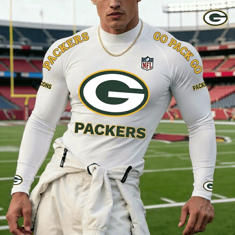 PREMIUM NFL X GB  High Neck Long Sleeved Sports NDT LVH 280526