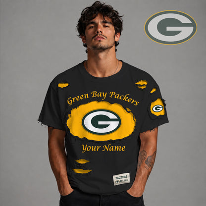 PREMIUM NFL X GB LUXURY CREW-Neck T-Shirt V3 FOR SUMMER HOLIDAY 180626