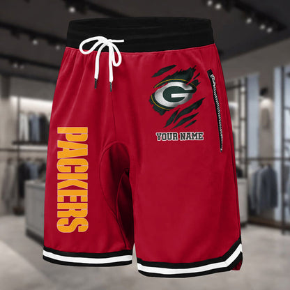 PREMIUM NFL X GB Summer Fitness Breathable Basketball Shorts v2 NDT LVH 230426
