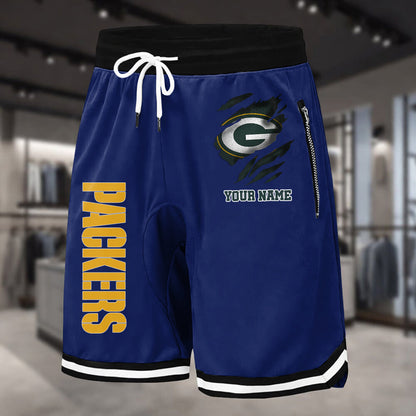 PREMIUM NFL X GB Summer Fitness Breathable Basketball Shorts v2 NDT LVH 230426