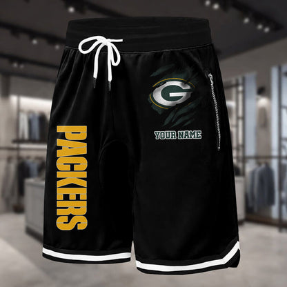 PREMIUM NFL X GB Summer Fitness Breathable Basketball Shorts v2 NDT LVH 230426