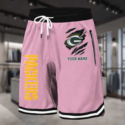PREMIUM NFL X GB Summer Fitness Breathable Basketball Shorts v2 NDT LVH 230426