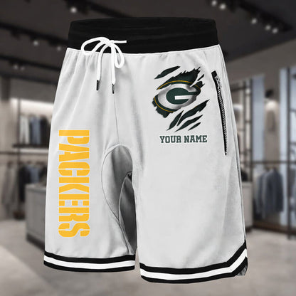 PREMIUM NFL X GB Summer Fitness Breathable Basketball Shorts v2 NDT LVH 230426
