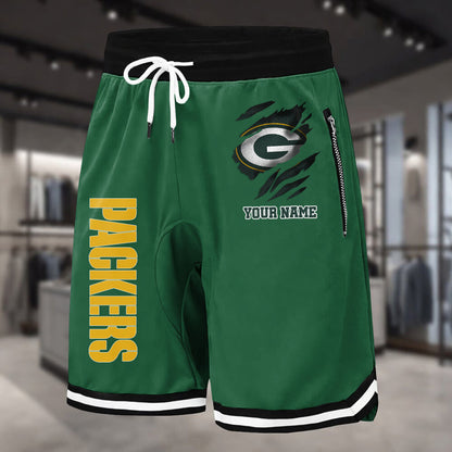 PREMIUM NFL X GB Summer Fitness Breathable Basketball Shorts v2 NDT LVH 230426