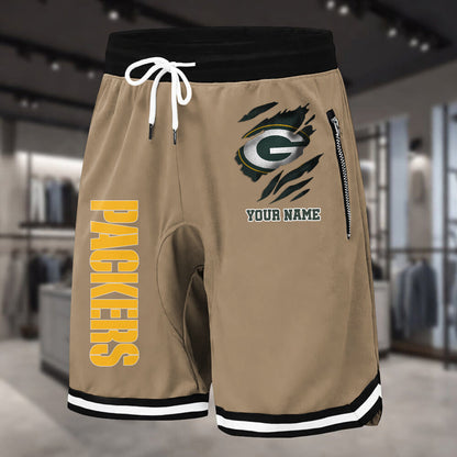 PREMIUM NFL X GB Summer Fitness Breathable Basketball Shorts v2 NDT LVH 230426