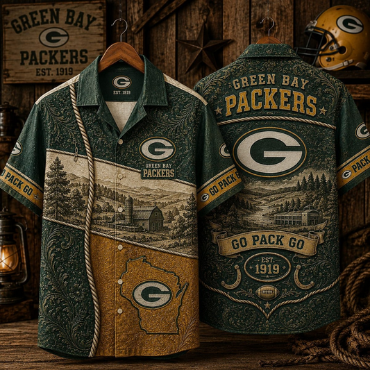 PREMIUM NFL X GBP CLASSIC VINTAGE SILK SHIRT NDT VHM 220626