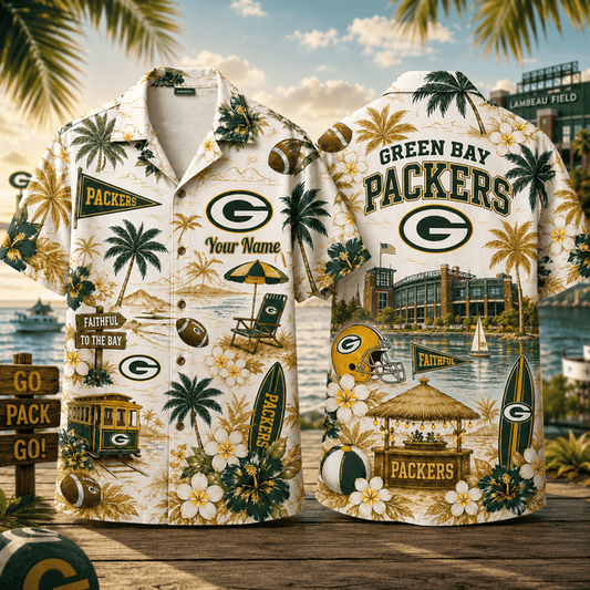 PREMIUM NFL X GBP Personalized Hawaiian Shirt FOR SUMMER HOLIDAY 150626