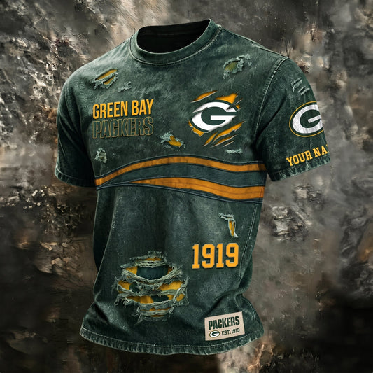 PREMIUM NFL X GBP Streetwear & Edgy CUSTOME NAME SHIRT 120626