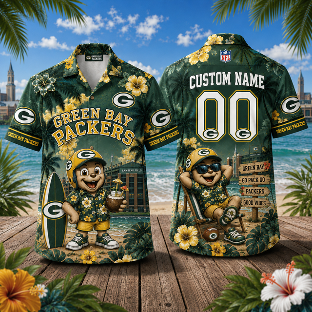 PREMIUM NFL X GRE Personalized Hawaiian Shirt FOR SUMMER HOLIDAY 190626