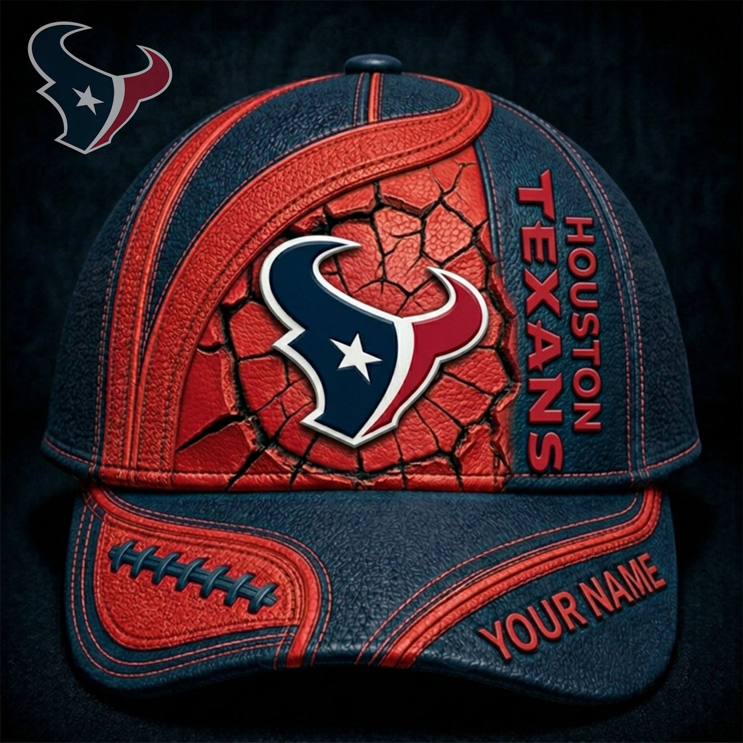PREMIUM NFL X HOU GAMEDAY Personalized CLASSIC CAP 220626