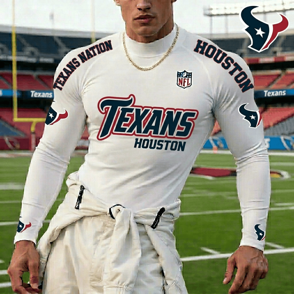 PREMIUM NFL X HOU High Neck Long Sleeved Sports NDT LVH 280526
