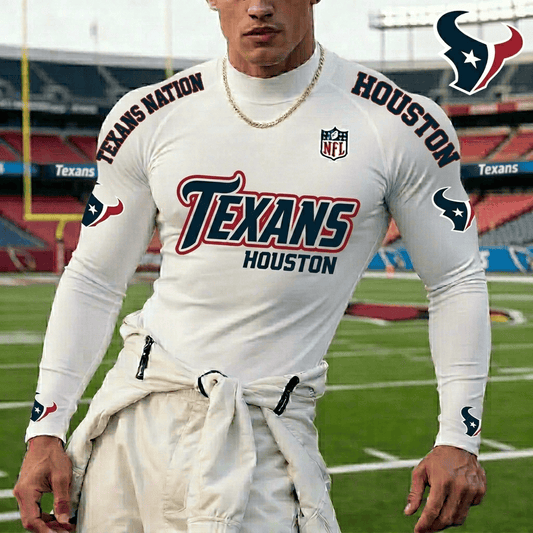 PREMIUM NFL X HOU High Neck Long Sleeved Sports NDT LVH 280526
