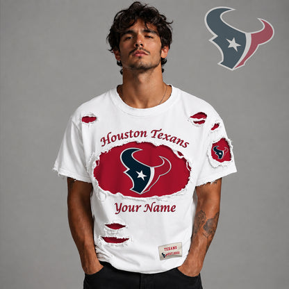 PREMIUM NFL X HOU LUXURY CREW-Neck T-Shirt V3 FOR SUMMER HOLIDAY 180626