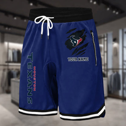 PREMIUM NFL X HOU Summer Fitness Breathable Basketball Shorts v2 NDT LVH 230426