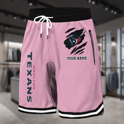 PREMIUM NFL X HOU Summer Fitness Breathable Basketball Shorts v2 NDT LVH 230426