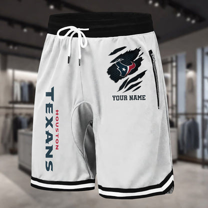 PREMIUM NFL X HOU Summer Fitness Breathable Basketball Shorts v2 NDT LVH 230426