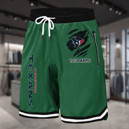 PREMIUM NFL X HOU Summer Fitness Breathable Basketball Shorts v2 NDT LVH 230426