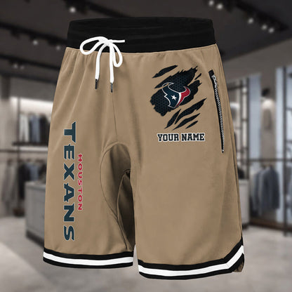 PREMIUM NFL X HOU Summer Fitness Breathable Basketball Shorts v2 NDT LVH 230426