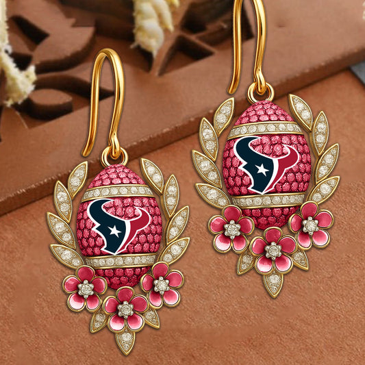 PREMIUM NFL X HOU VINTAGE EARRING NDT NHM