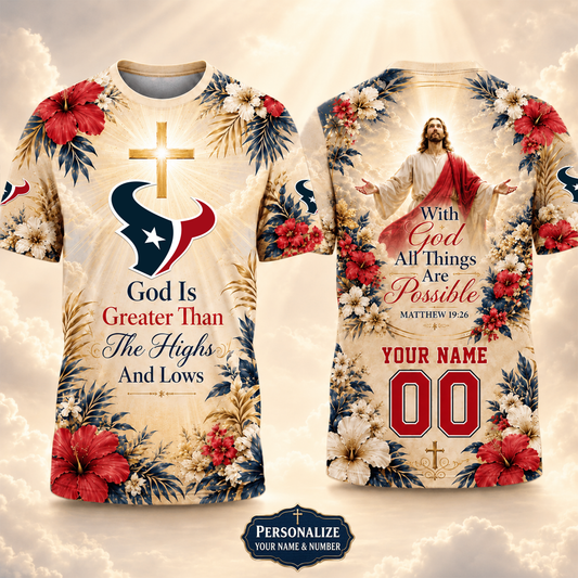 PREMIUM NFL X HT GOD BLEES TO ME Personalized T-Shirt FOR SUMMER HOLIDAY 150626
