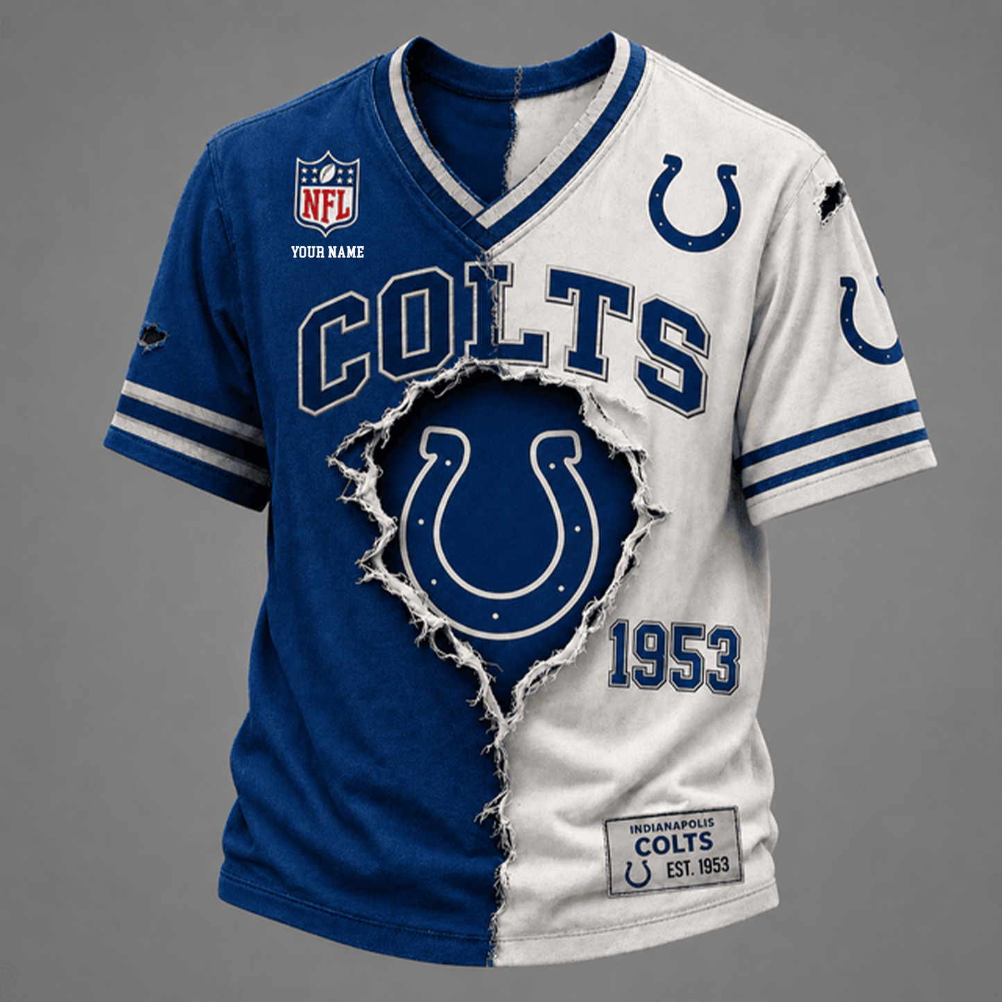 PREMIUM NFL X IC GAME DAY  V-Neck T Shirt FOR SUMMER HOLIDAY NDT VHM 050626