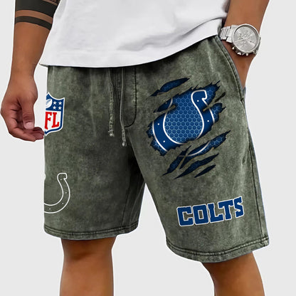 PREMIUM NFL X IND CRACK SHORTS PANT FOR SUMMER HOLIDAY 130426 NDT NHM