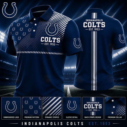 PREMIUM NFL X IND GAMEDAY LUXURY POLO SHIRT 190626