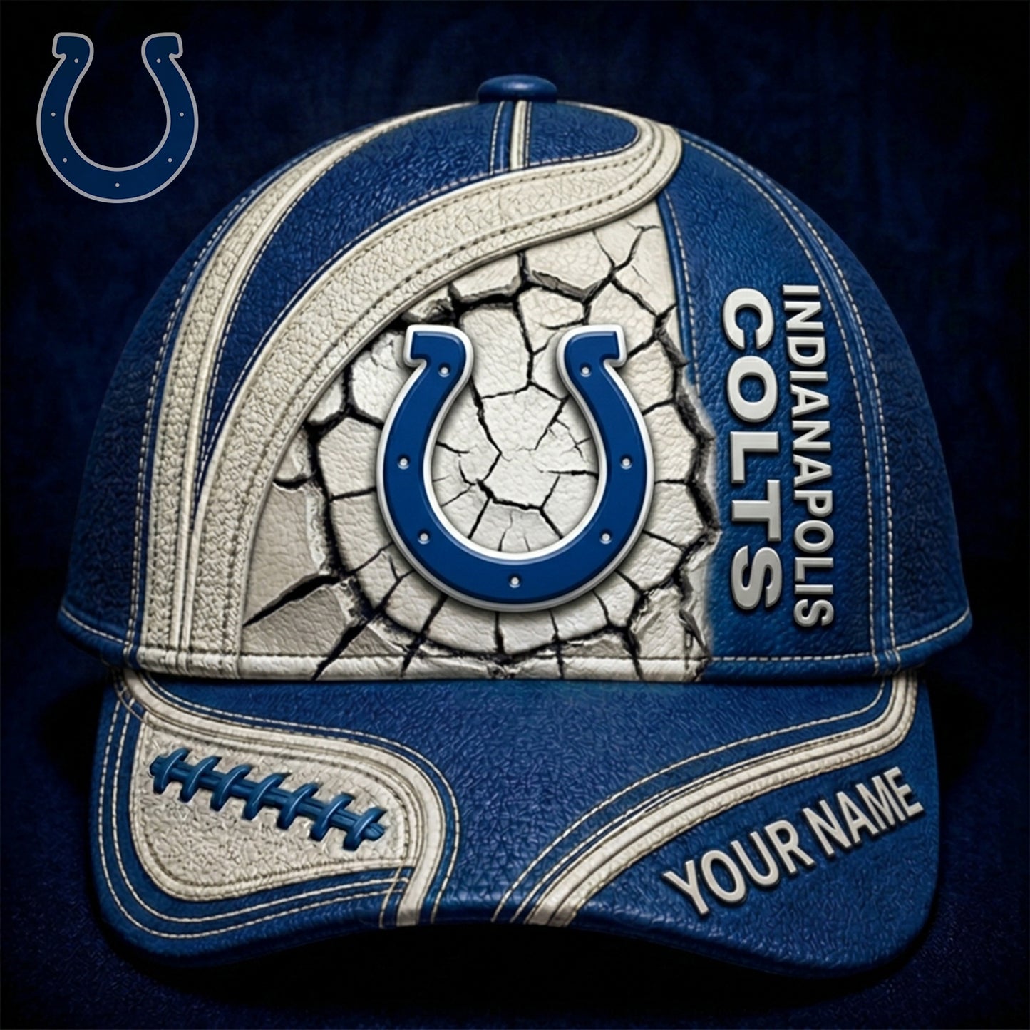 PREMIUM NFL X IND GAMEDAY Personalized CLASSIC CAP 220626
