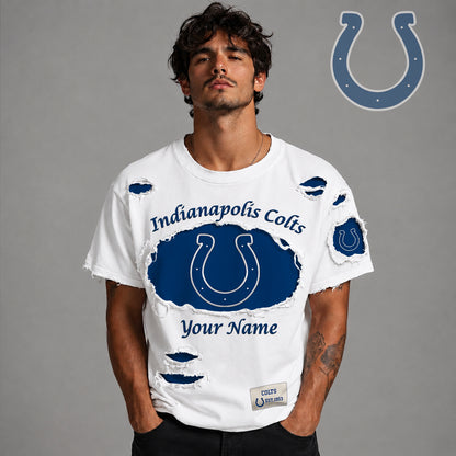 PREMIUM NFL X IND LUXURY CREW-Neck T-Shirt V3 FOR SUMMER HOLIDAY 180626