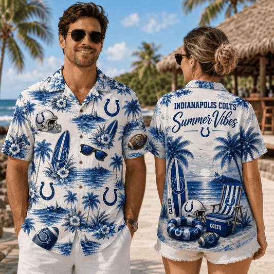 PREMIUM NFL X IND Summer Vibes Premium Hawaiian Shirt Limited Edition NDT NHM 100626