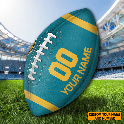 PREMIUM NFL X JAC Personalized Rugby Ball For Fan - Limited Edition NDT TDT