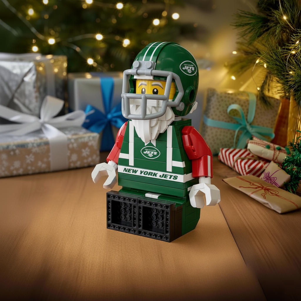 PREMIUM NFL X JET  Team Giant Building Block Figure NDT NHM 3010