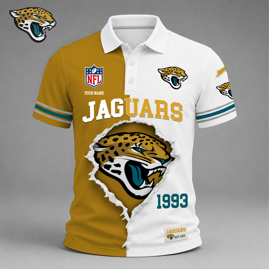 PREMIUM NFL X JJ LUXURY V-Neck POLO SHIRT 150626